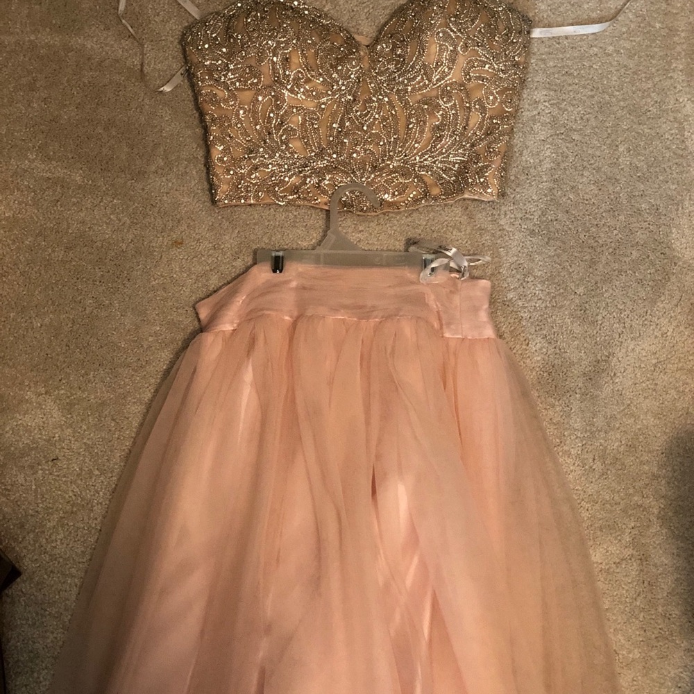 Mac Duggal two piece gown - Picture 2 of 7